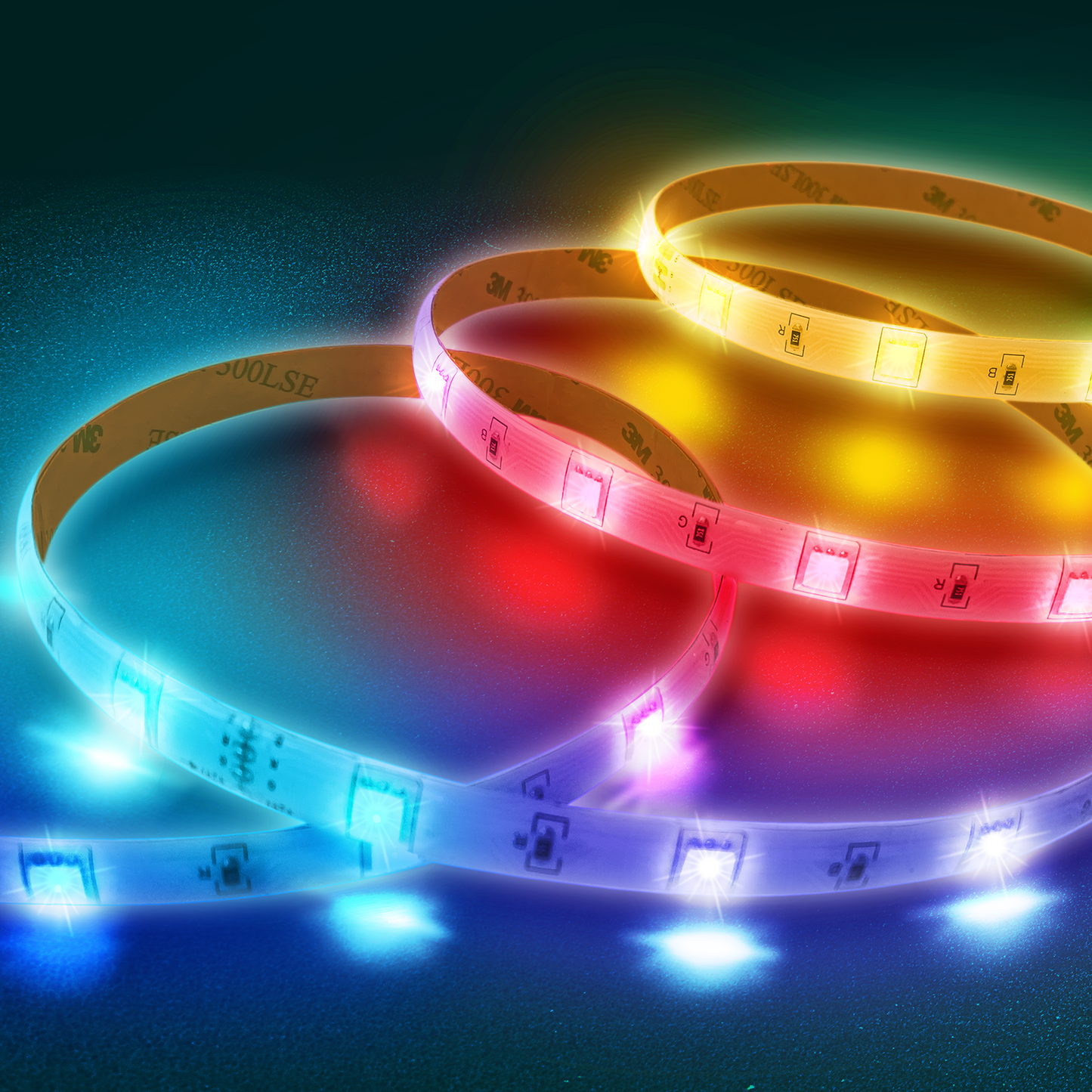 Taśma inteligentna LED RGB Bluetooth 5m Nous F6