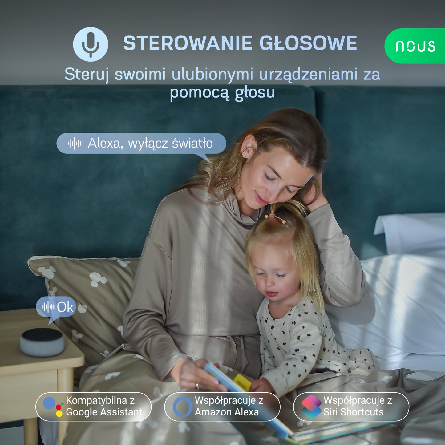 Inteligentne gniazdko wifi smart NOUS A1 (zestaw z 4)