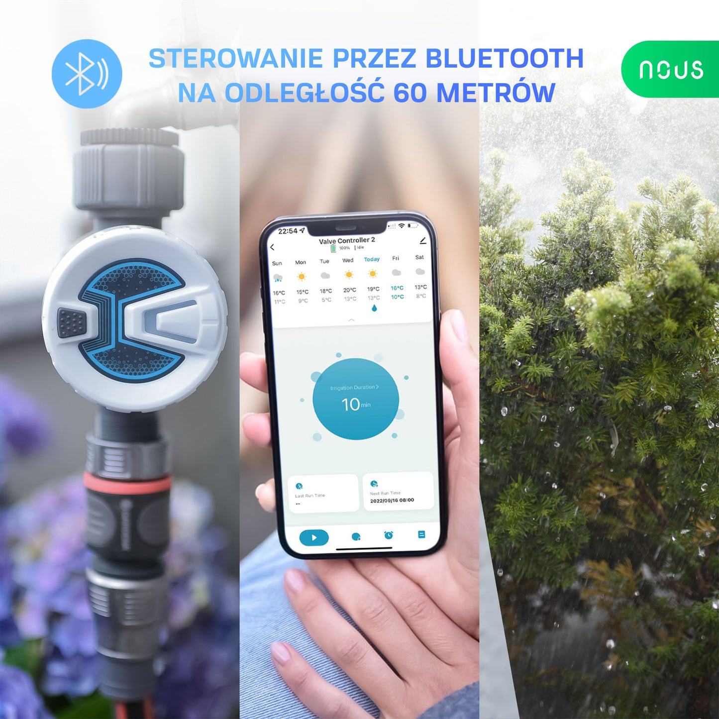 Inteligentny zegar nawadniania Bluetooth Nous L11