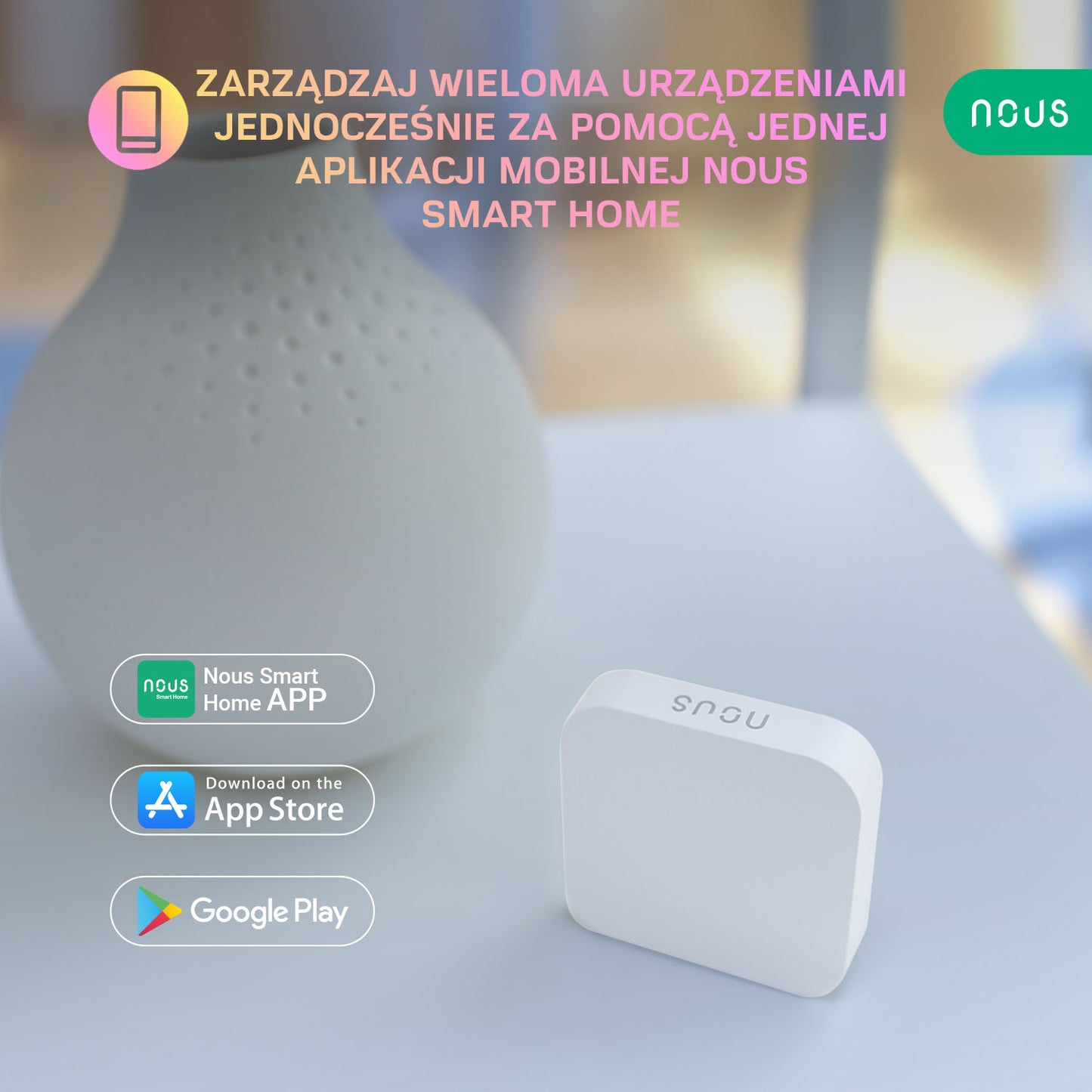 Nous LZ4 Mini ZigBee Inteligentny przełącznik bezprzewodowy