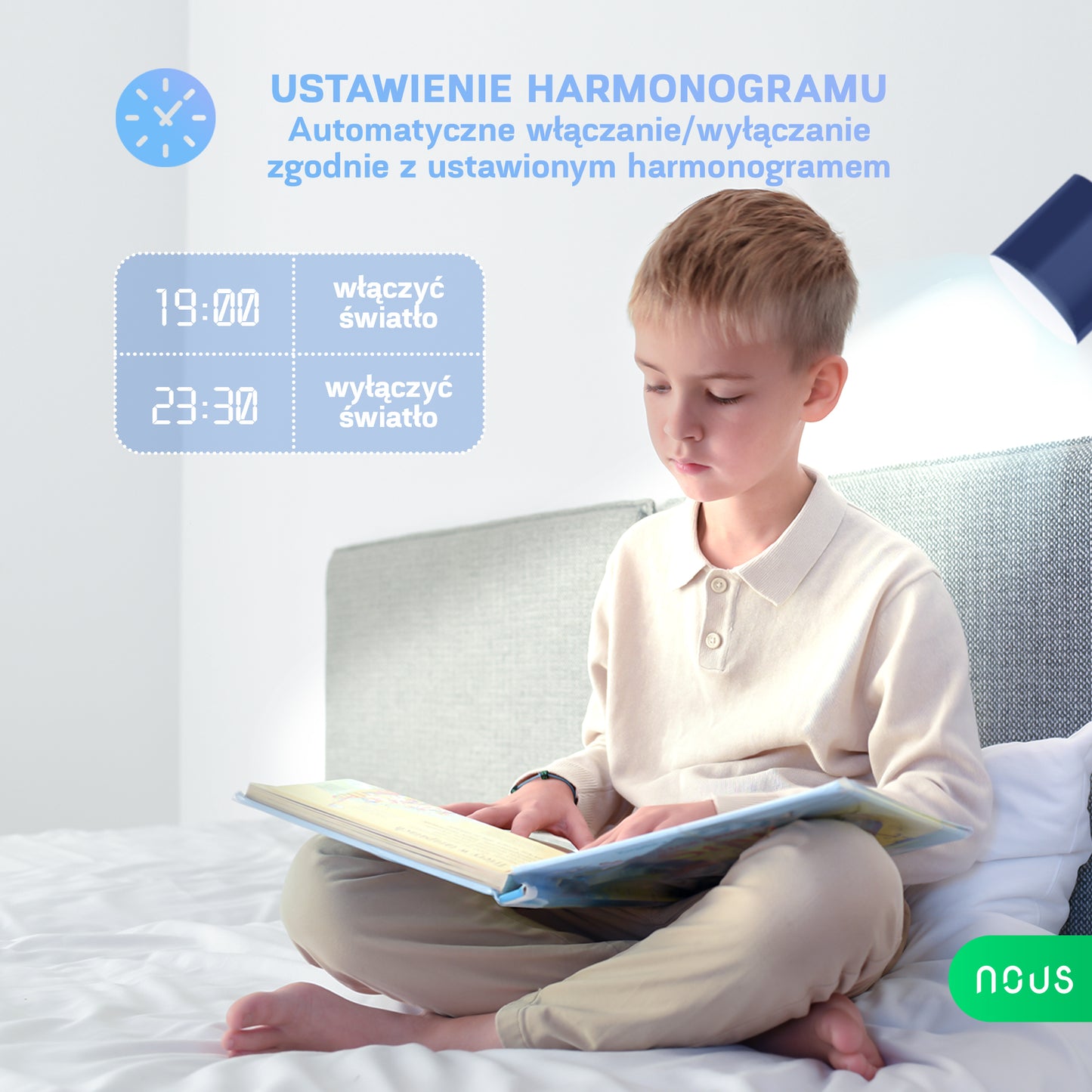 Inteligentna żarówka NOUS WIFI P8 (zestaw z 2)