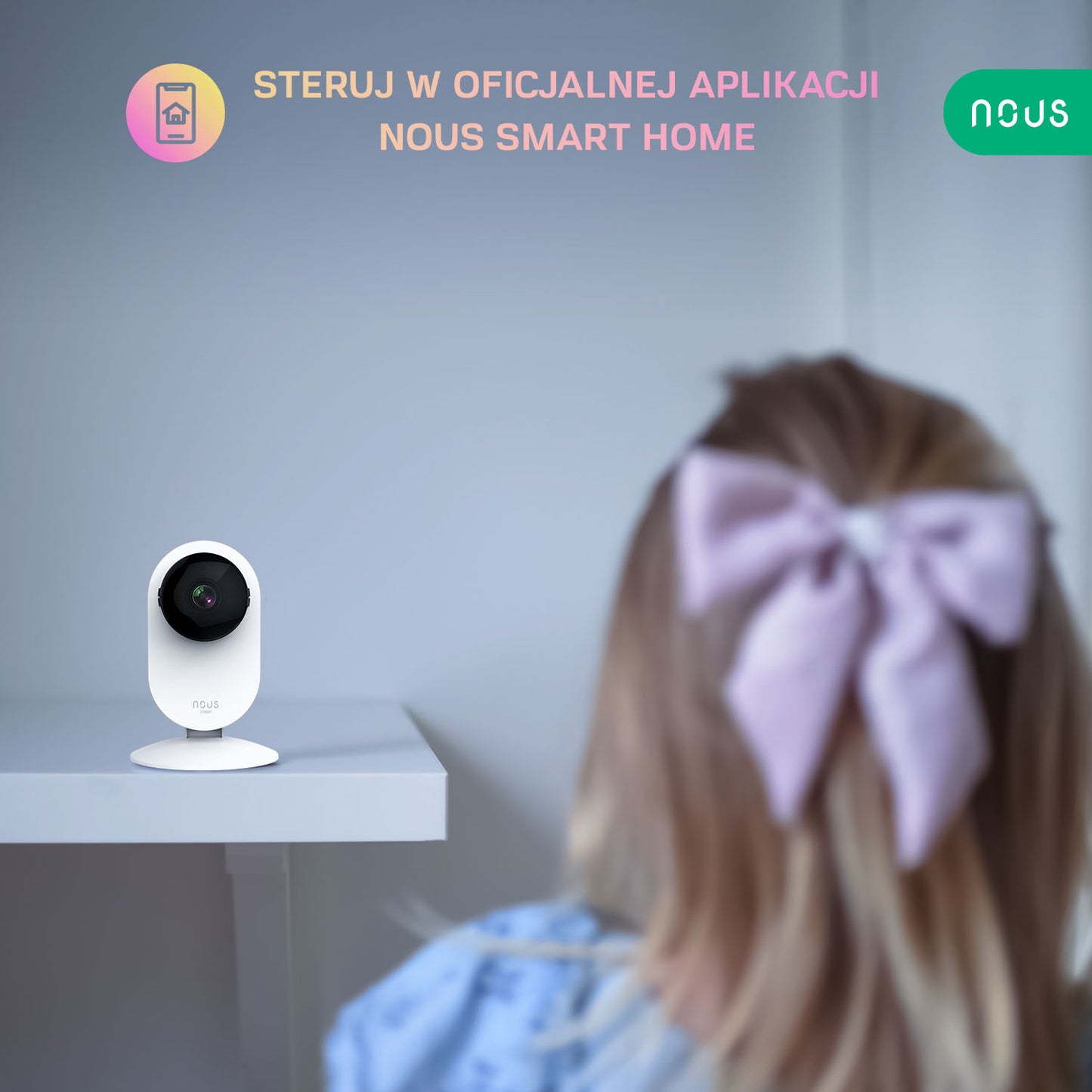 NOUS W3 Inteligentna kamera WiFi 2MP