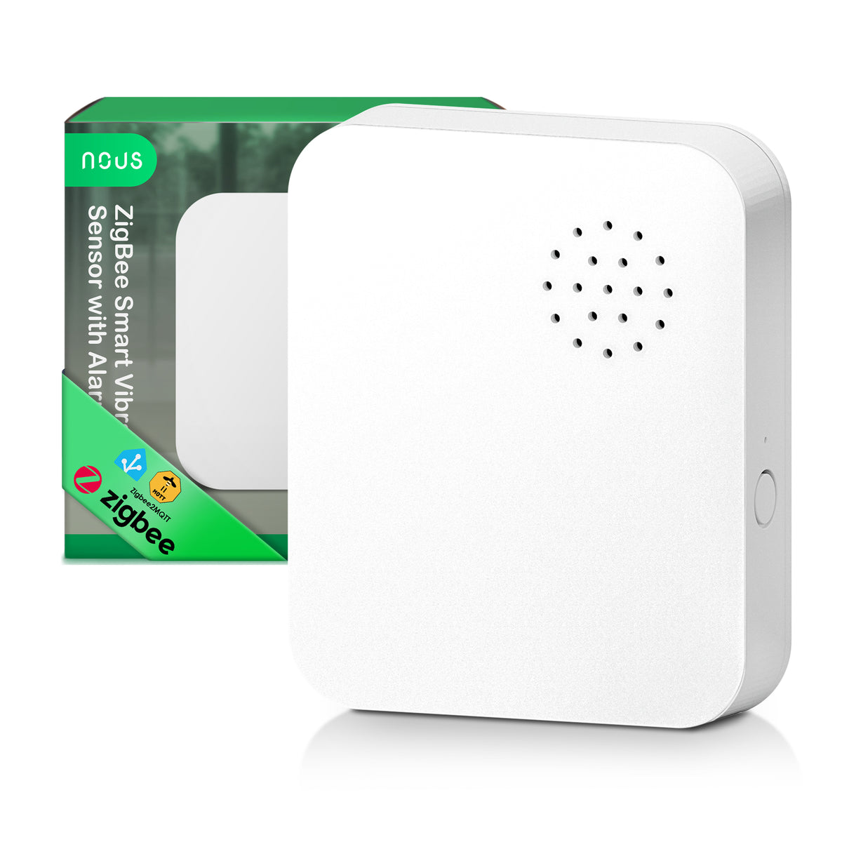NOUS E14 ZigBee Smart Vibration Sensor (z alarmem)