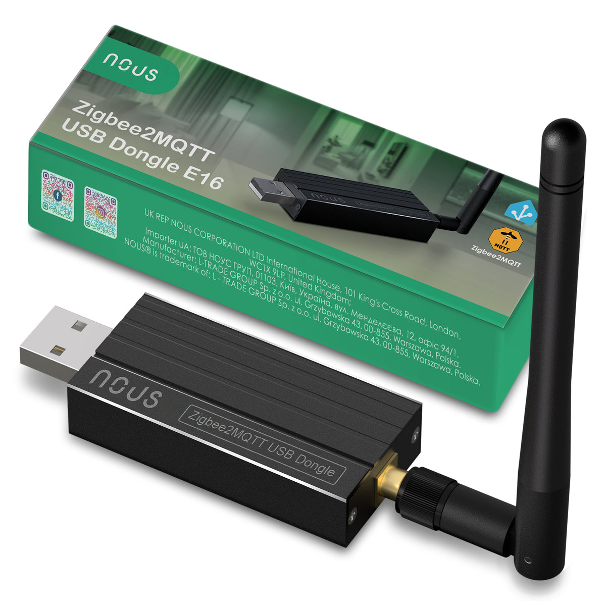 NOUS E16 Zigbee2MQTT Dongle
