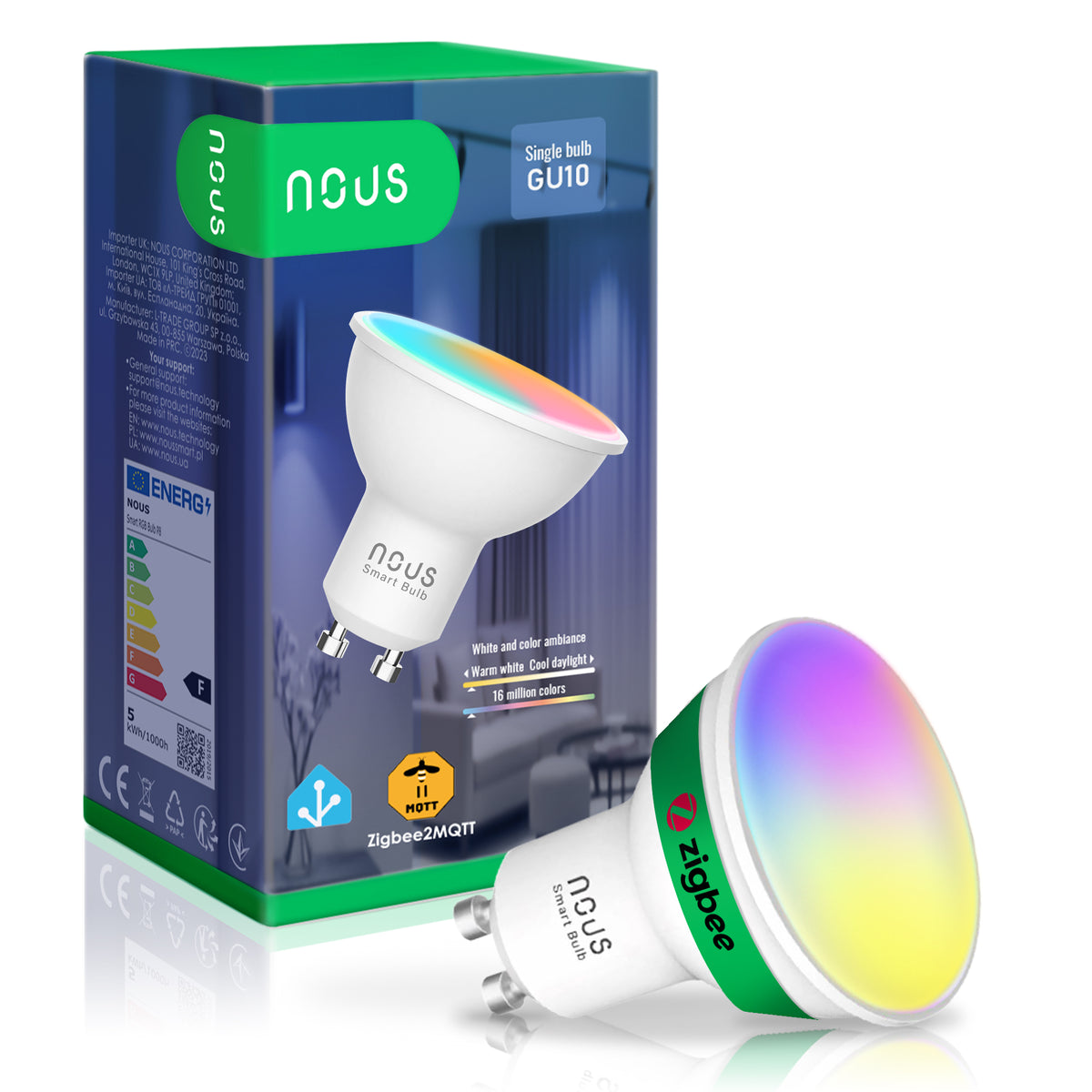 NOUS P8Z Zigbee Inteligentna żarówka