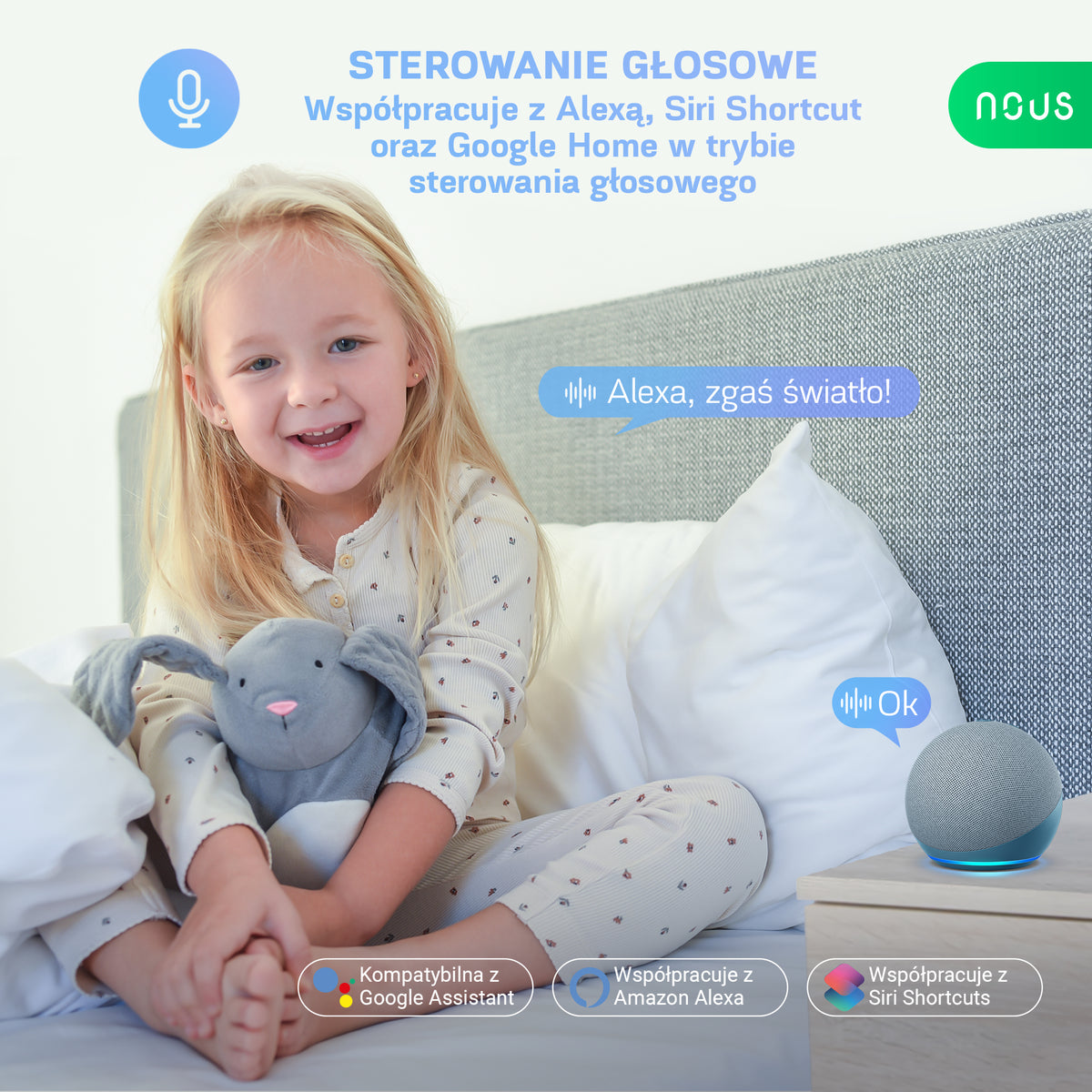 NOUS P8Z Zigbee Inteligentna żarówka